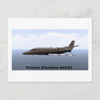 Cessna Citation 560XL Post Card Briefkaart