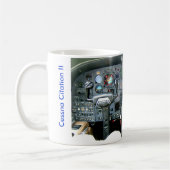 Cessna Citation II-instrumentenpaneel Koffiemok (Links)