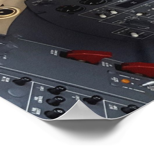 Cessna Citation XLS-instrumentenpaneel Poster (Hoek)