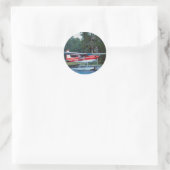 Cessna-drijfvliegtuig Ronde Sticker (Tas)