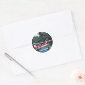 Cessna-drijfvliegtuig Ronde Sticker (Envelop)