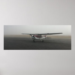 Cessna in mist poster