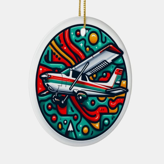 Cessna Keramisch Ornament (Rechts)