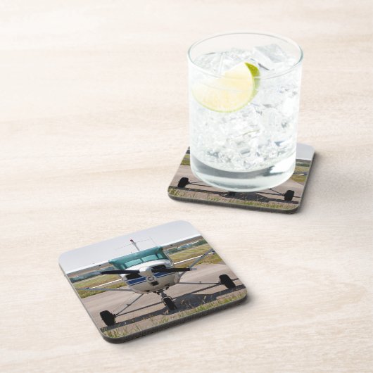 Cessna light vliegtuig bier onderzetter (Rechterzijde)