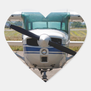 Cessna light vliegtuig hart sticker