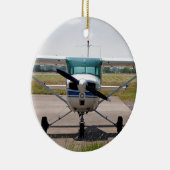 Cessna light vliegtuig keramisch ornament (Rechts)