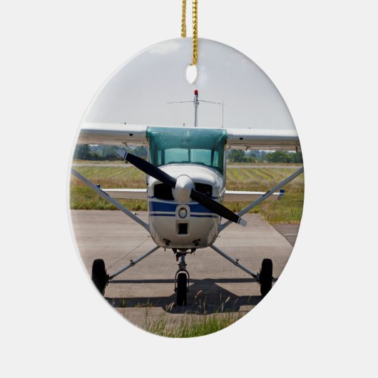 Cessna light vliegtuig keramisch ornament (Rechts)