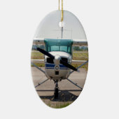 Cessna light vliegtuig keramisch ornament (Rechts)