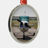 Cessna light vliegtuig metalen ornament (Rechts)
