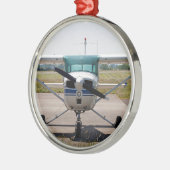 Cessna light vliegtuig metalen ornament (Links)