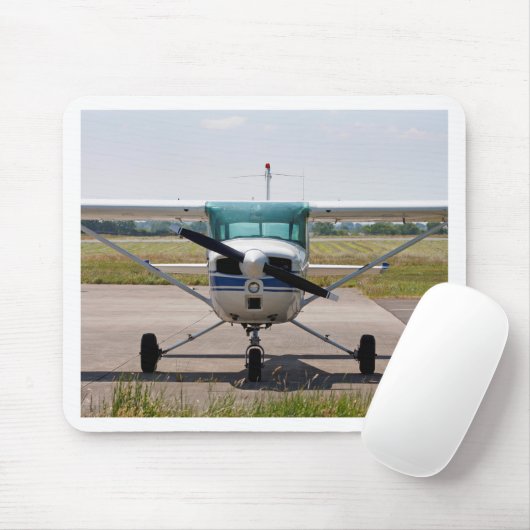 Cessna light vliegtuig muismat (Met muis)