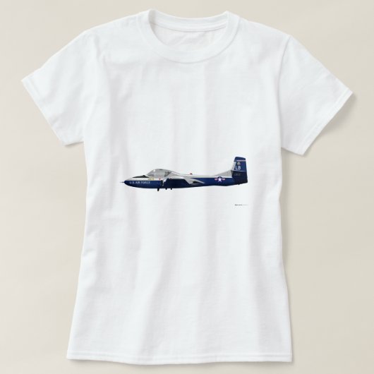 Cessna T-37 Dragonfly 68902 T-shirt (Design voorkant)