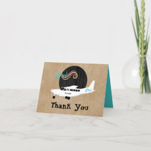 Cessna-vliegtuig - Hartelijk dank Bedankkaart