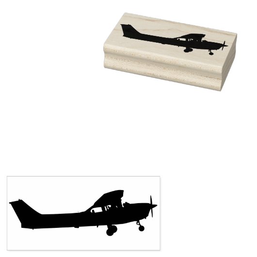 Cessna-vliegtuig Rubberstempel (Gestempeld)