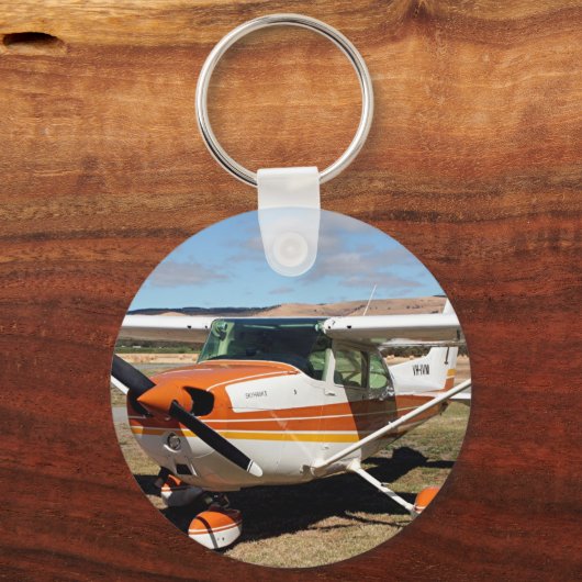 Cessna vliegtuig sleutelhanger (Voorkant)