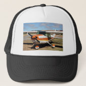 Cessna vliegtuig trucker pet (Voorkant)