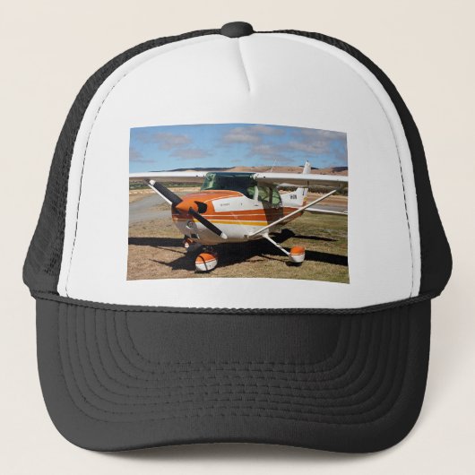 Cessna vliegtuig trucker pet (Voorkant)