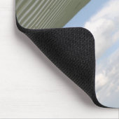 Cessna-vliegtuig vleugelvliegend in sky mousepad muismat (Hoek)