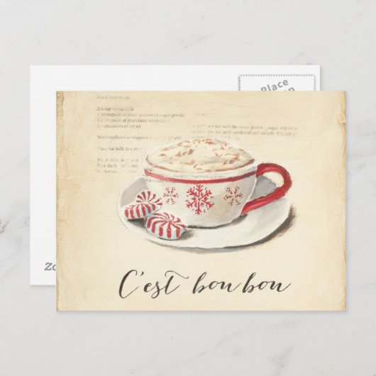 C'est Bon Bon Briefkaart (Voorkant / Achterkant)