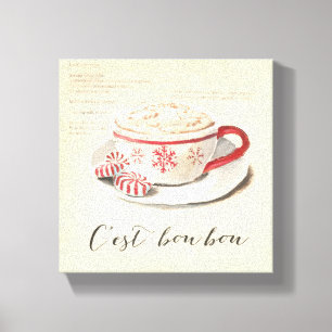 C'est Bon Bon Canvas Afdruk