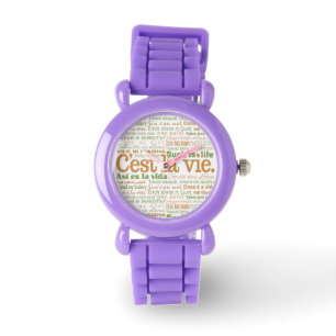 C'est La Vie aangepaste horloges