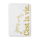 C'est La Vie aangepaste kleurbadmatten Badmat (Voorkant Verticaal)