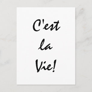 C'est La Vie! Briefkaart