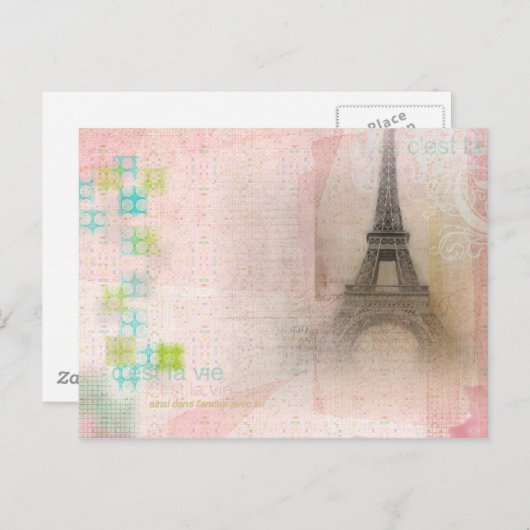 C'est La Vie Briefkaart (Voorkant / Achterkant)