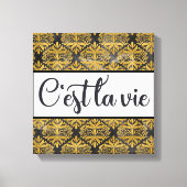 C'est La Vie Canvas Print (Voorkant)