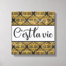 C'est La Vie Canvas Print