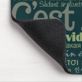 C'est La Vie custom mousepad Muismat (Hoek)