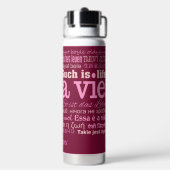 C'est La Vie Custom Name Waterfles (Achterkant)