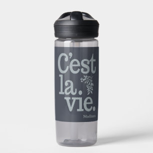 C'est La Vie Custom Name Waterfles