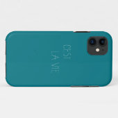 C'est La Vie - Dat is het leven Case-Mate iPhone Case (Achterkant (horizontaal))