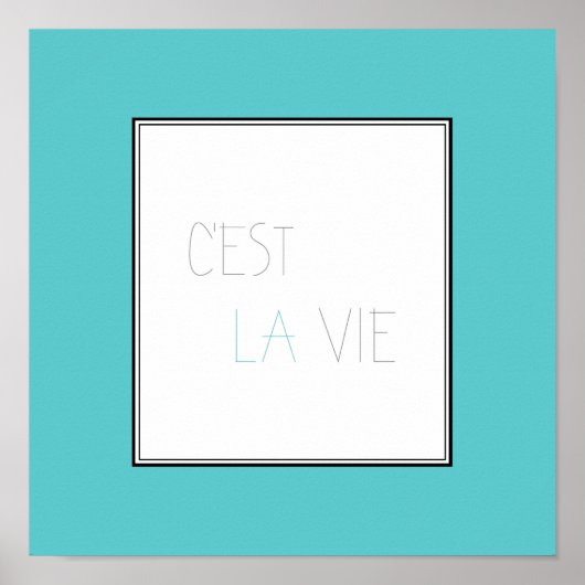 C'est La Vie - Dat is het leven Poster (Voorkant)