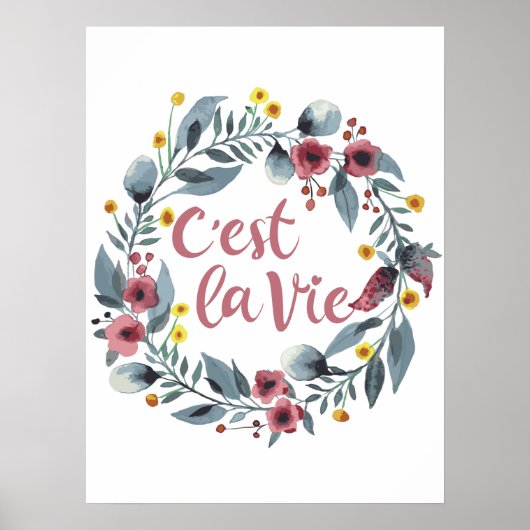 C'est La Vie French Poster (Voorkant)