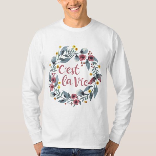 C'est La Vie French T-shirt (Voorkant)