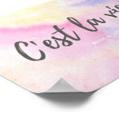 CEST LA VIE French Zo'n leven Poster (Hoek)