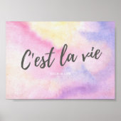 CEST LA VIE French Zo'n leven Poster (Voorkant)