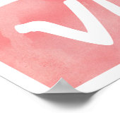 C'est La Vie Hand Lettering Poster - Waterverf (Hoek)