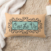 C'est La Vie ~ Lumbar 13x21 Kussen (Deken)
