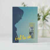 c'est la vie memorial - bekendmaking kaart (Staand voorkant)