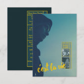 c'est la vie memorial - bekendmaking kaart (Voorkant / Achterkant)