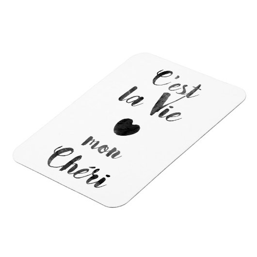C'est la Vie mon Chéri Magneet (Linkerzijde)