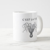 C'EST LA VIE Octopus Coffee Mok (Voorkant rechts)