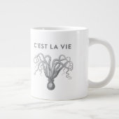C'EST LA VIE Octopus Coffee Mok (Rechts)