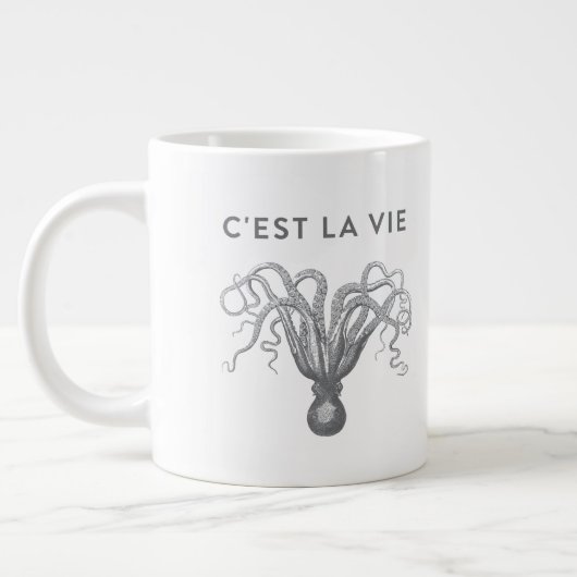 C'EST LA VIE Octopus Coffee Mok (Links)