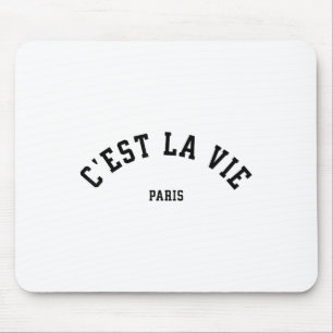 Cest La Vie Paris Frankrijk Vrouwen Mannen  Zomer Muismat