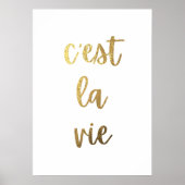 C'est la vie poster (Voorkant)