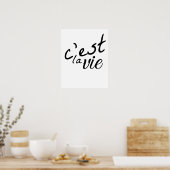 C'est La Vie Poster (Keuken)